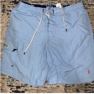 Ralph Lauren Men's Sky Blue Swim Shorts